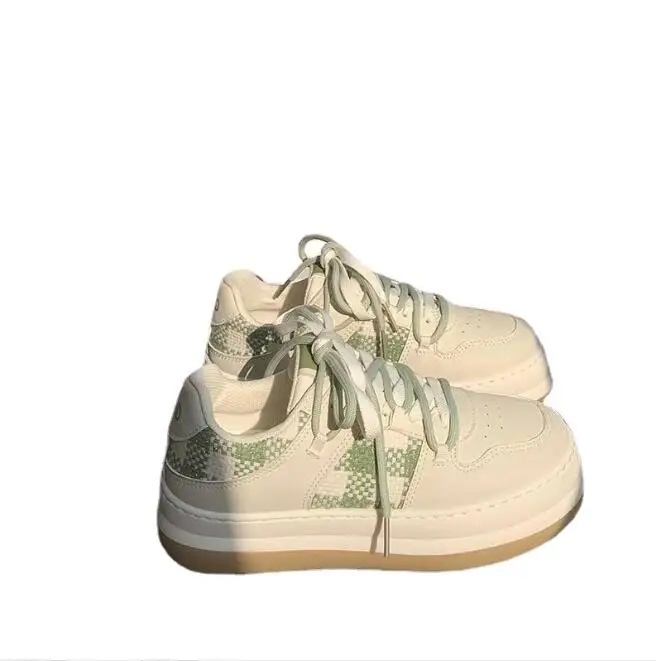 Japanese fashion Big Head Shoes 2023 Summer New women Shoes Thick Sole Fashion Women's Little White Shoes Trend