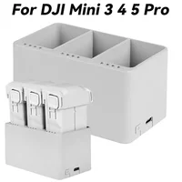 Hub de carga bidireccional de tres canales para DJI Mini 5 Pro/Mini 4 Pro/Mini 3 Pro, cargador de batería, accesorios para drones