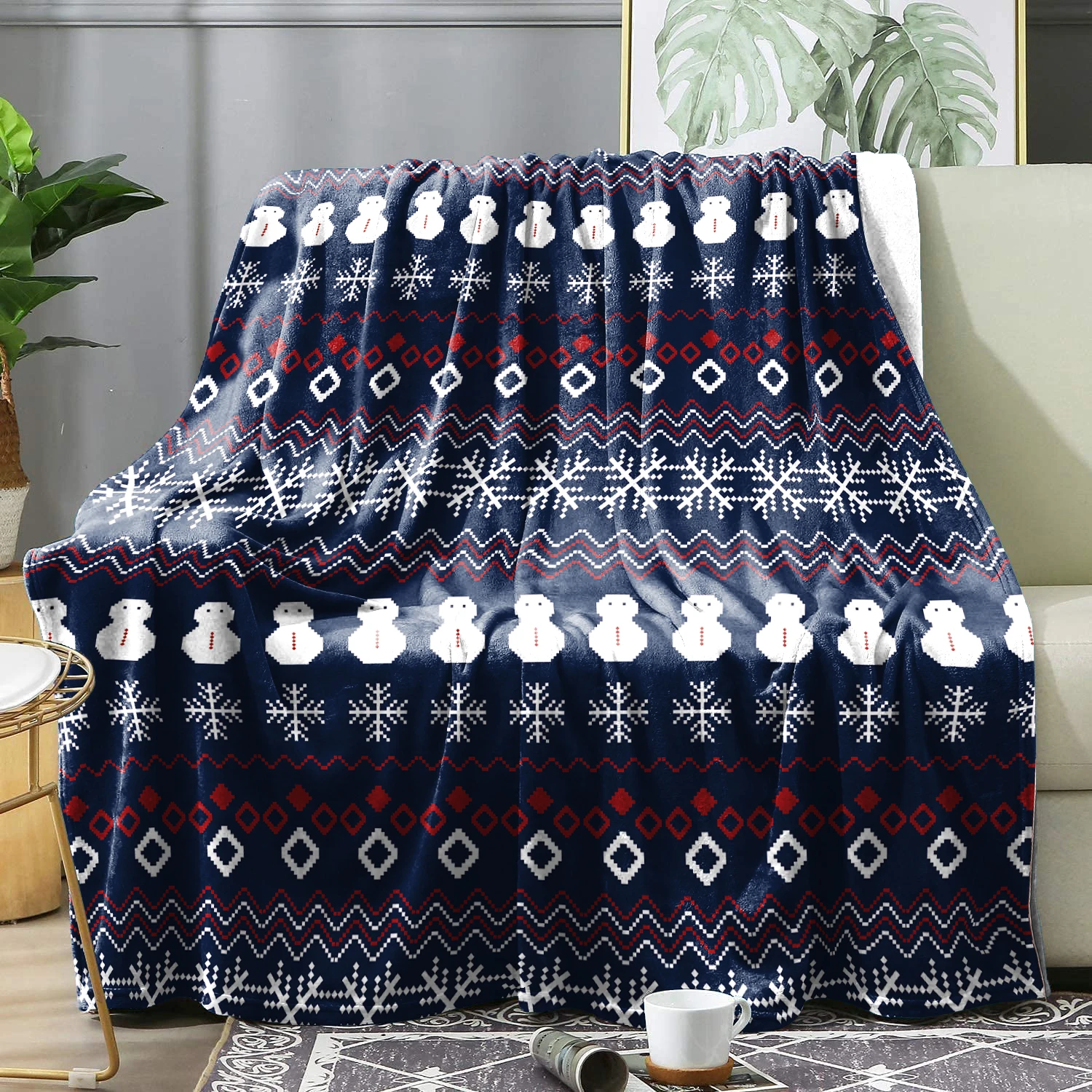 

Winter Warm Flannel Christmas Blanket Quilt for Bed Decorative Sofa Comfor Soft Throw Balnkets Christmas Bedspread Holiday Gifts