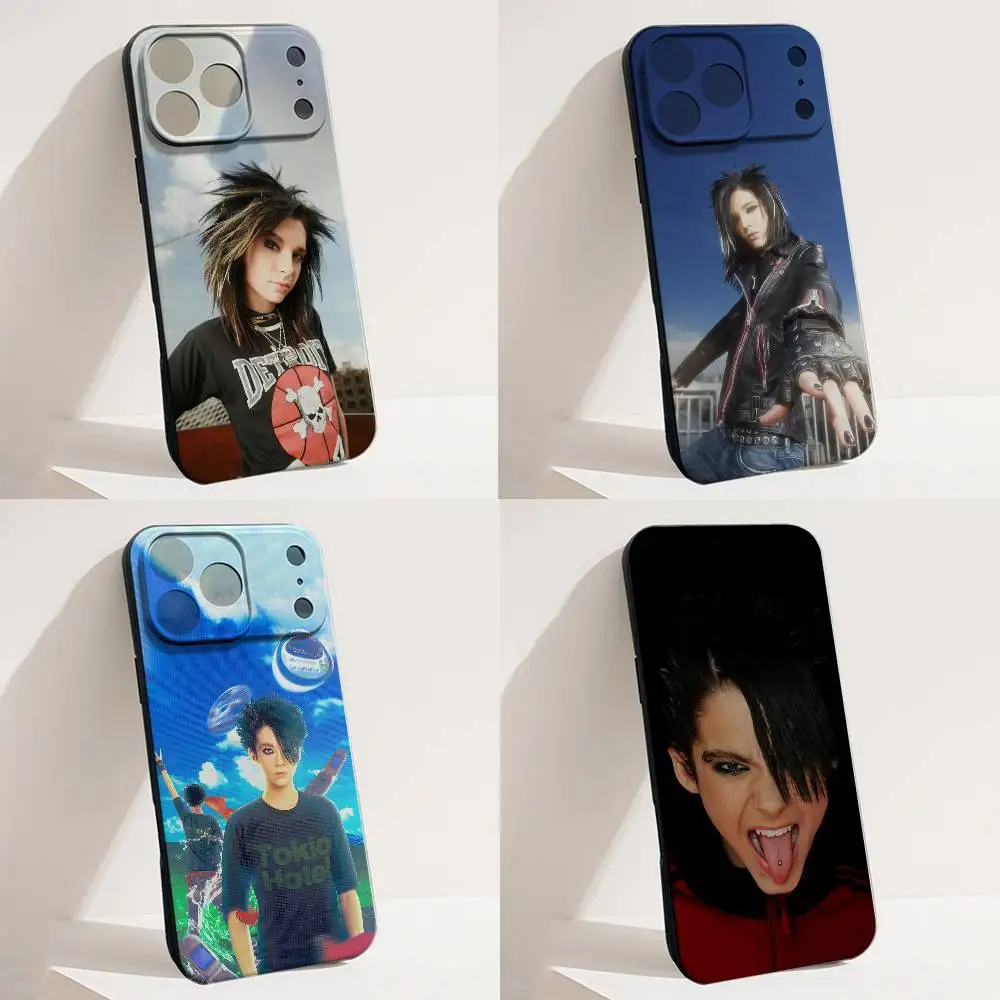 

COOL T-Tokio Hotel Bill Kaulitz Phone Case For iPhone 17,16,15,14,13,12,11,X,XS,8,7,Pro,Max,Plus,E,SE4,Air,Mini Black Funda