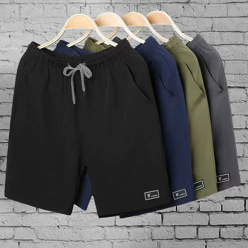 Y2k Summer Sports Shorts for Men's Summer Quick Drying Capris Waterproof for External Wear Fitness RunningLeisure Beach Pants