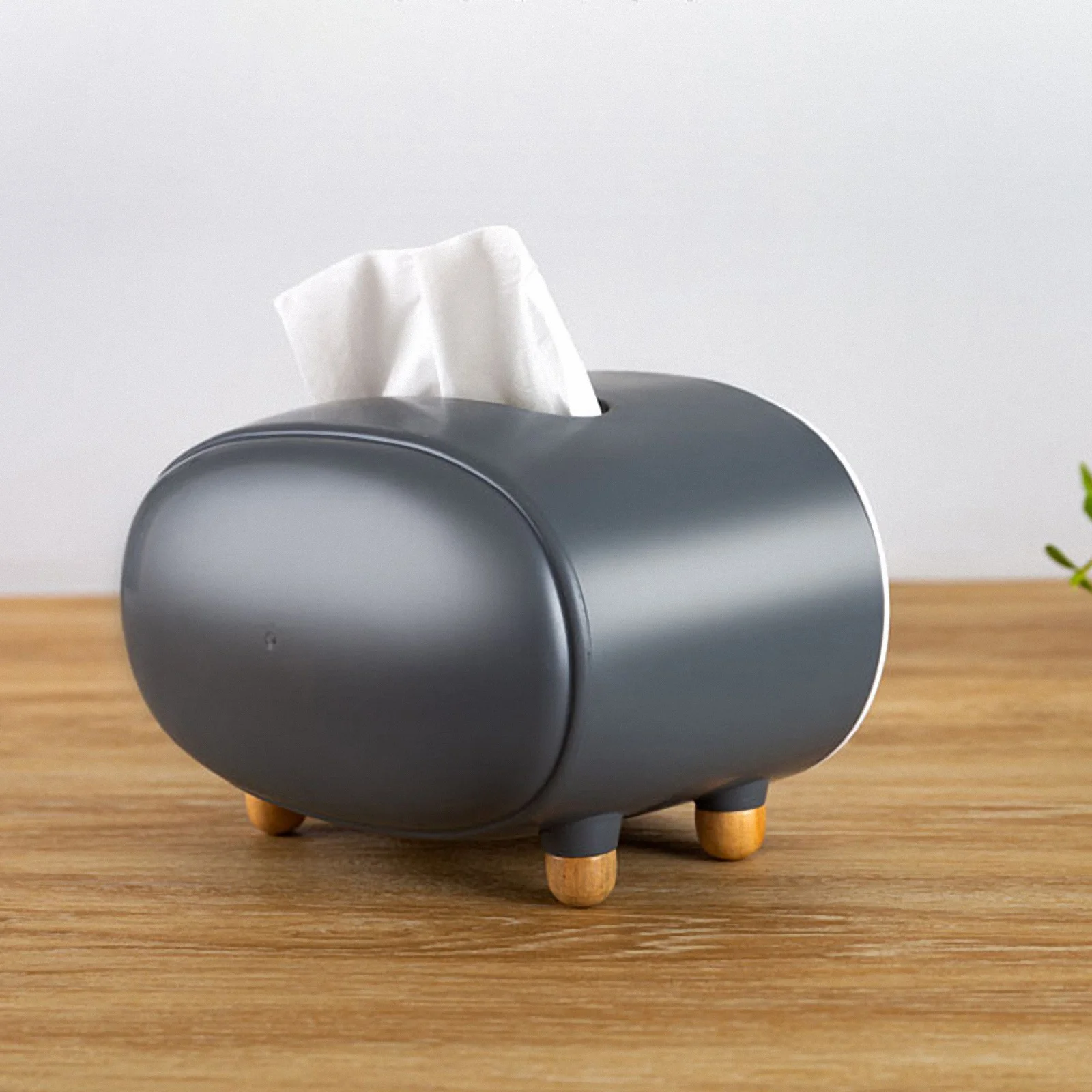 

1pc Paper Tissue Box Retro Radio Shaped Desktop Storage Case For Home Bathroom Office Decor Vintage Napkin Container