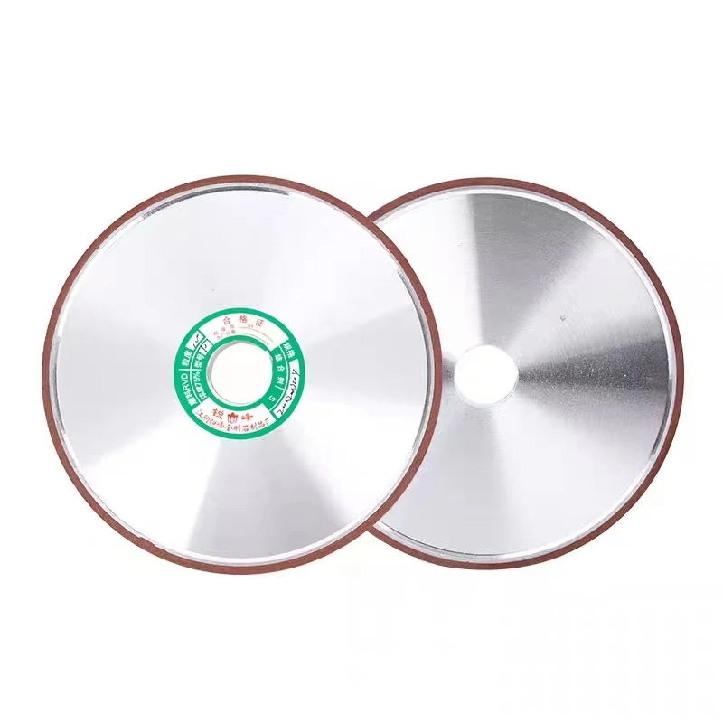 200*32*4*10/16/20/25mm Resin Bond Dish Straight Diamond Polishing Grinding Wheel 200mm OD 4mm Width