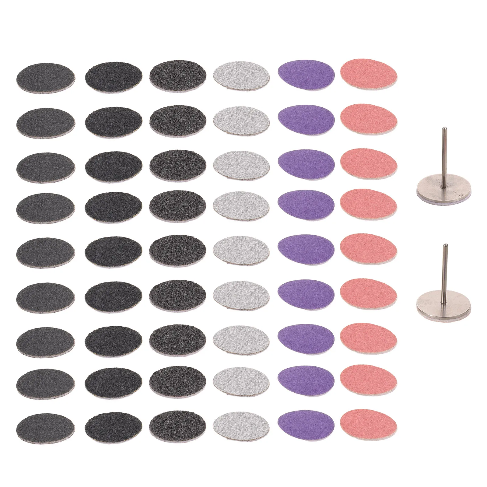 120Pcs Manicure Sandpaper Discs Colorful Round Pedicure Sanding Discs for Nail Drill Precise Callus Dead Skin Removal Nail