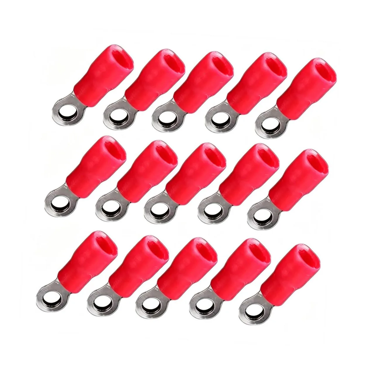 1000pcs Ring Ground Insulated Wire Connector Electrical Crimp Terminal 20-16 AWG For Splice Electricals Cable Wire End Connector