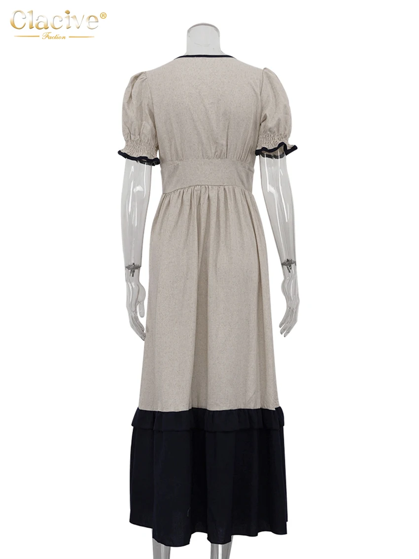 casual ball dress Elegant Maxi Evening Dress | Women Round Neck Long Sleeve Chiffon Dresses