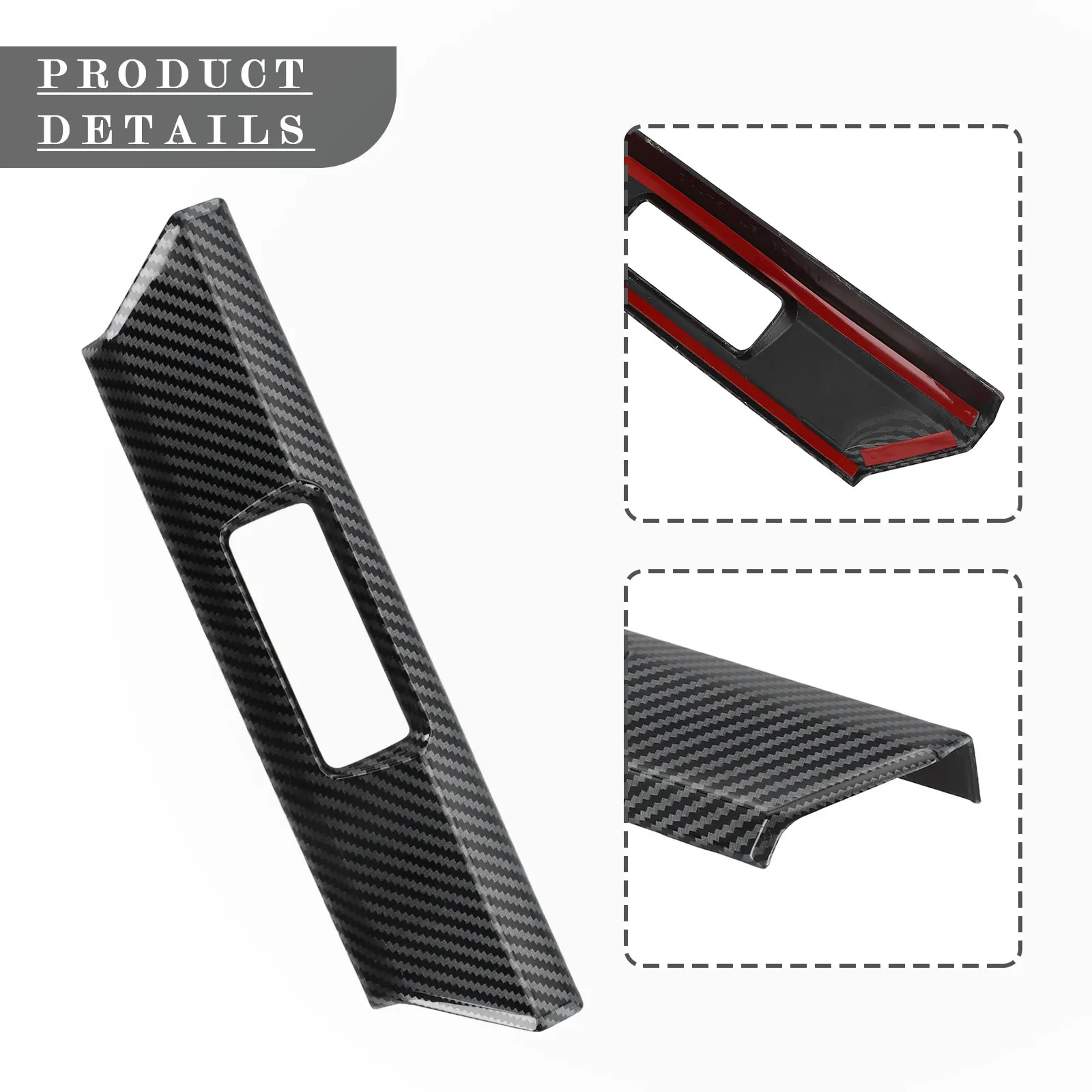 

Colour Specification Fitments USB Power Socket Panel Cover Trim Carbon Fiber USB Power Socket Panel Cover Trim