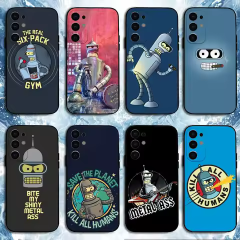 F-Futurama Anime B-Bender Phone Case For Samsung S25,S24,S23,S22,S21,S20,Plus,Fe,Lite,Others Black Cover