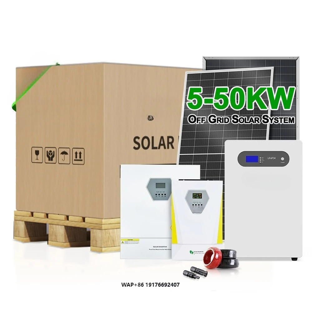 5kw 10kw 15kw 20kw 30kw 50kw Complete Set Single Phase Off Grid Solar Power System Home