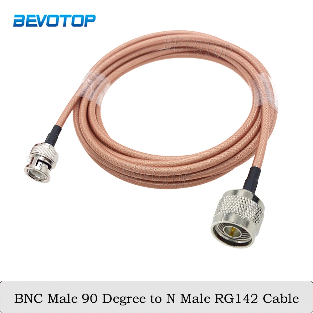 

1Pcs BNC Male to N Male Connector RG142 Double Shielded High Quality Low Loss RG-142 50-3 Ohm RF Coaxial Cable Jumper 15CM-5M