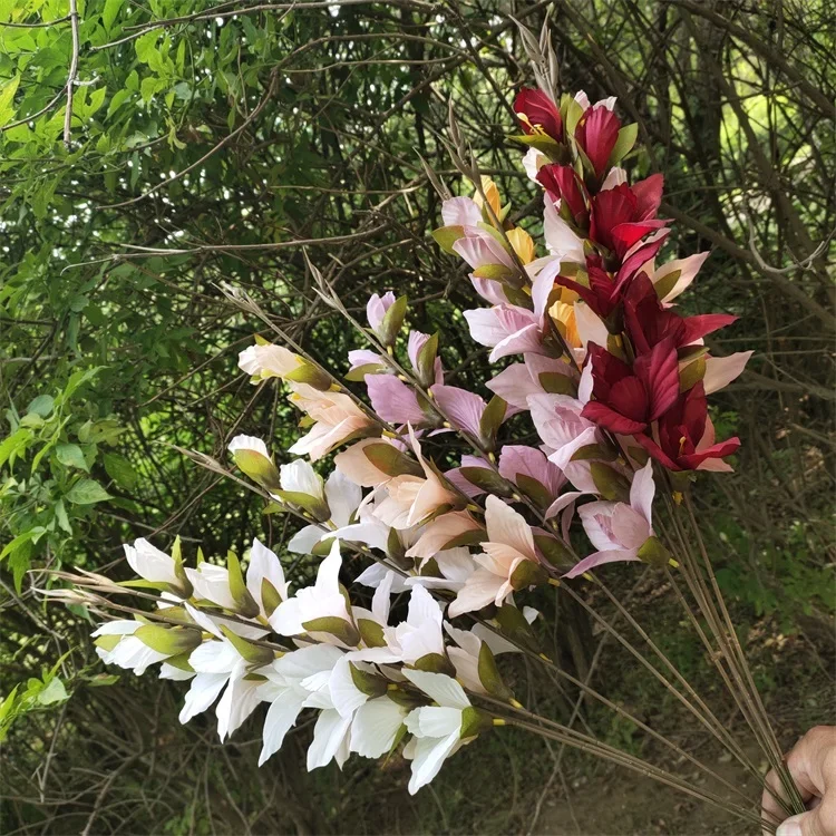 Casamento artificial flor borboleta, Gladíolo único flores, Preço competitivo