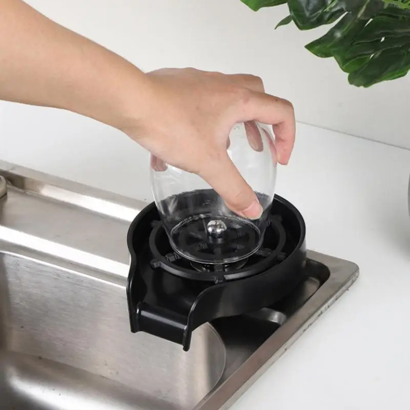 ~High Pressure Cup Washer With Metal Water Pipe Leakproof Thread Connector For Home Kitchen Bar Coffee Shop Cleaning Work