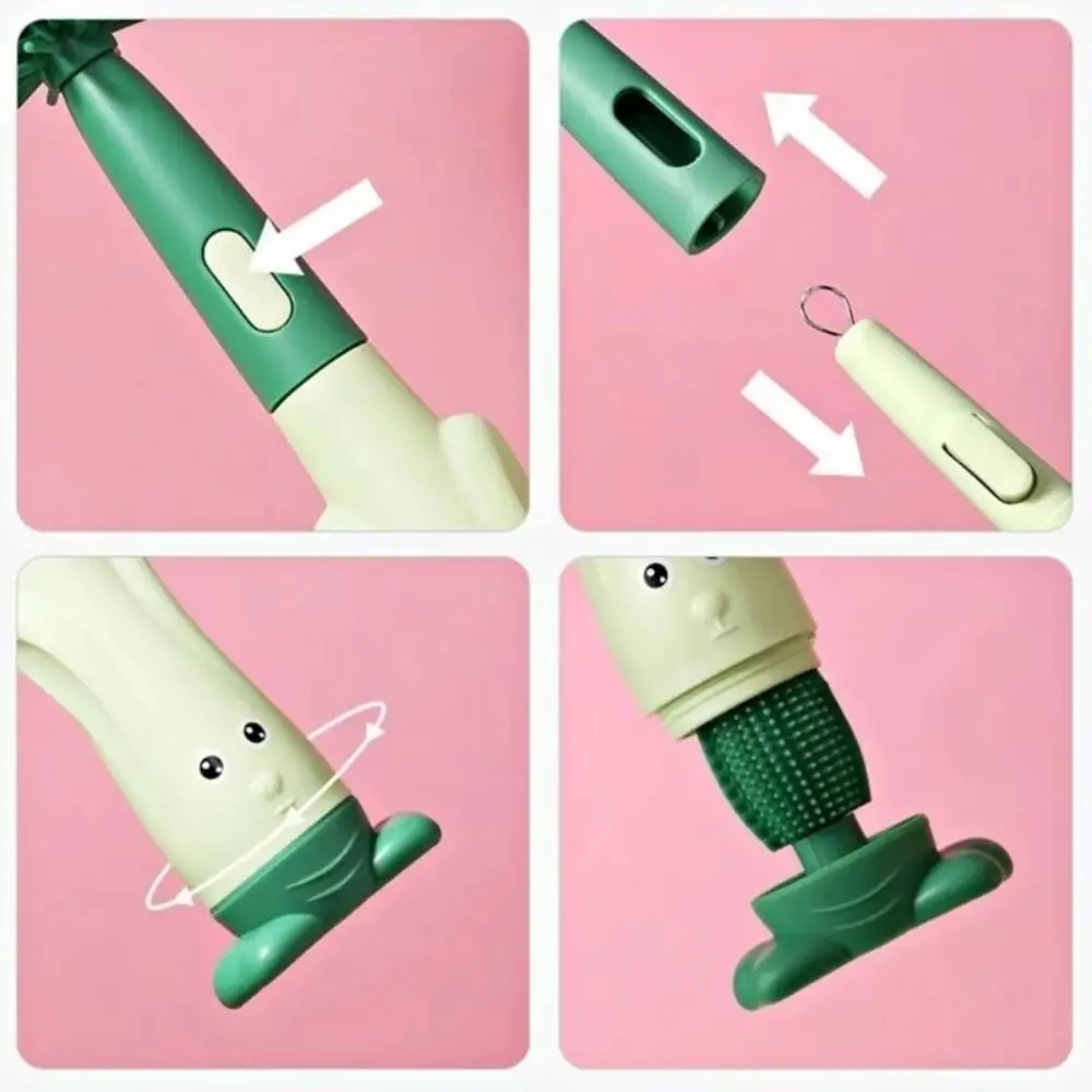 Cleaning Tool Silicone Pacifier Bottle Brush Set Food Grade Soft Head Cleaning Set Cup Brush Care