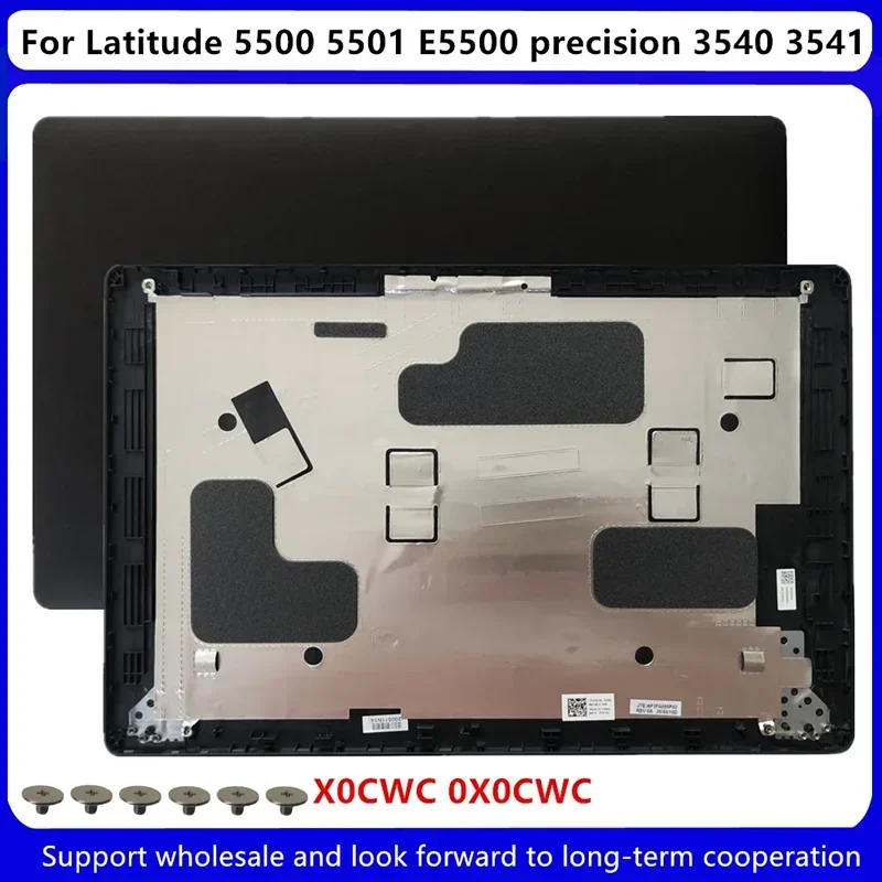 

New For Dell Latitude 5500 5501 E5500 Precision 3540 3541 LCD Back Cover A shell DP/N X0CWC 0X0CWC 0V3976 V3976 Black