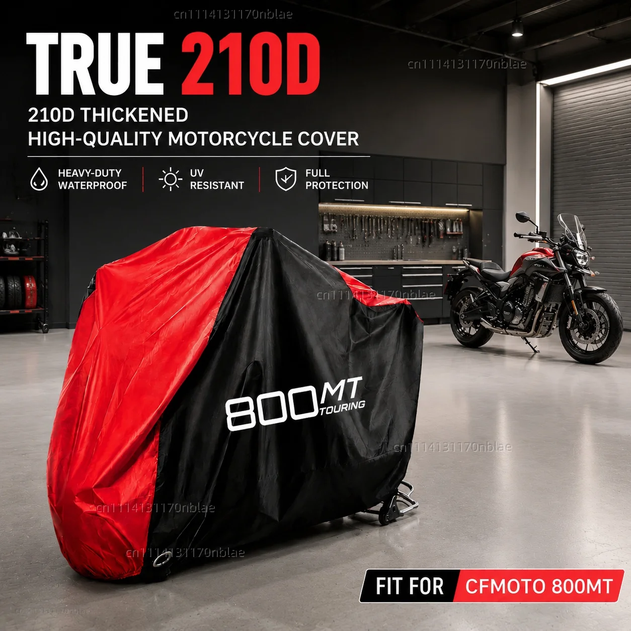 For CFMOTO 800MT 800 MT 2021 2022 CF800 CF MT800 210D Motorcycle Cover Waterproof Dustproof UV Protection Moto Rain Cover