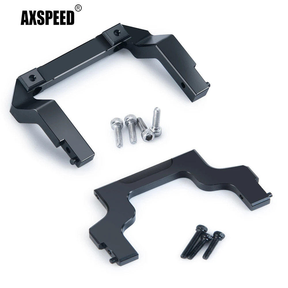 

AXSPEED Aluminum Alloy Front/Rear Body Mount Bumper Bracket for 1/24 Axial SCX24 Chevrolet AXI00001 RC Crawler Truck Upgrades