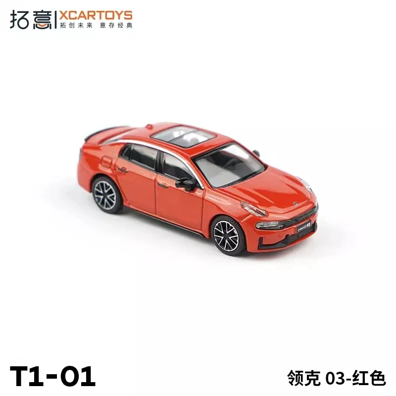 XCarToys 1:64 Lynk & Co 03 rode gegoten modelauto