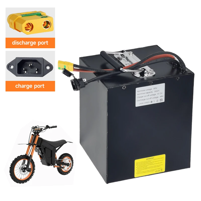 Customized 36V 48V 52V 72V Electric Motorcycle Battery 18650 21700 Lithium Ion Batteries Pack 500W 1000W 1500W Tricycle Battery