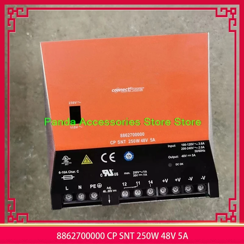 

8862700000 CP SNT 250W 48V 5A Original For Weidmüller Switching Power Supply High Quality Fully Tested Fast Ship