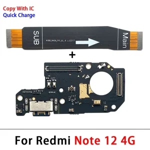 Xiaomi Redmi Note, Ladetür, Mainboard, Hauptkabel, Micro USB, 4G, 5G, 7, 8, 8t, 9, 9, 10s, 12 Pro 10 Hauptverkaufskabel Flex Redmi 9 - №1