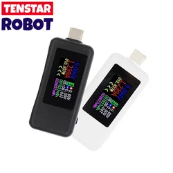 10 w1 DC Type-C USB Tester prądu 4-30V miernik napięcia amperomierz cyfrowy Monitor ładowarkę wskaźnik zasilania