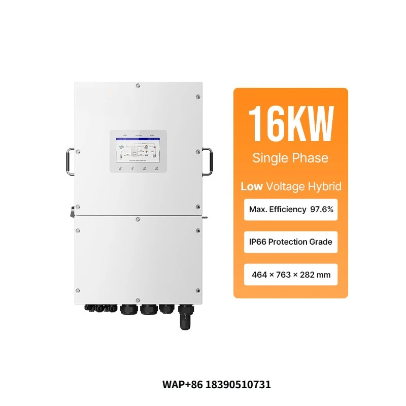 High-capacity solar inverters are connected in parallel up to 160kW to maximize solar energy consumption