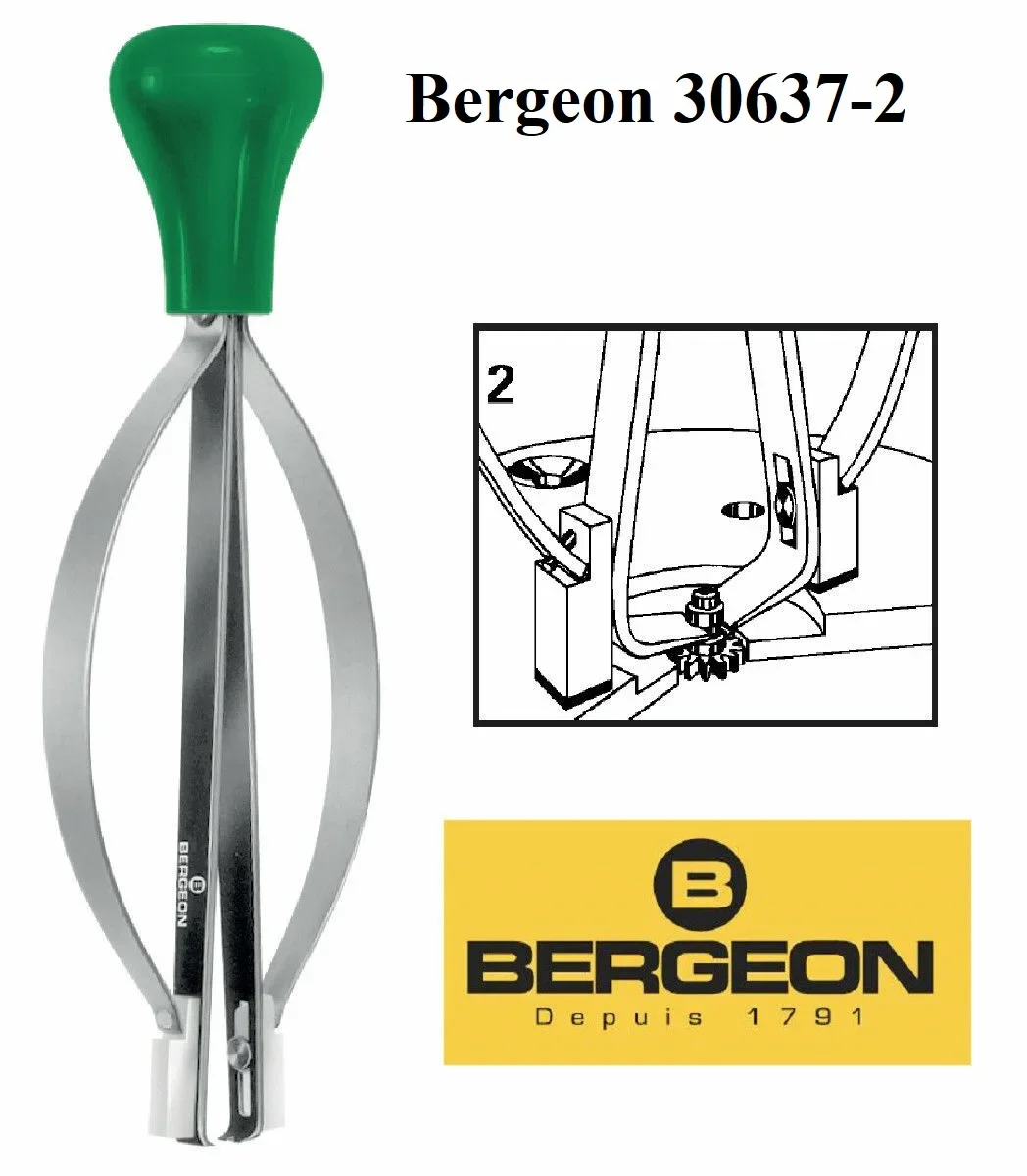 Bergeon Presto 30637-2 أداة إزالة يدوية للساعة، ترس مدفع للأيدي