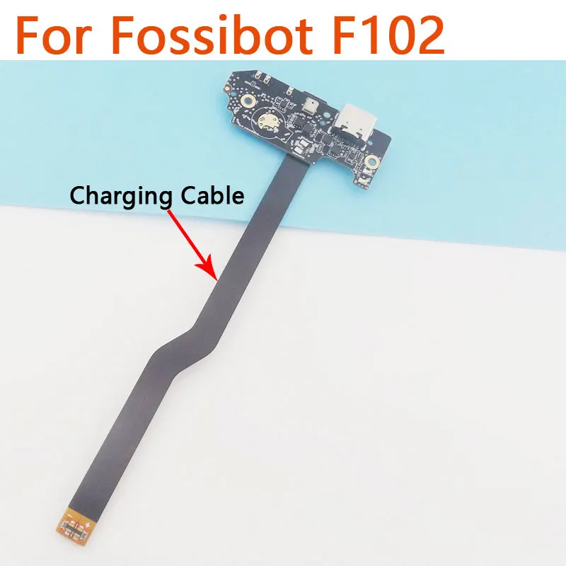 Original FOSSIBOT F102 USB Board Base Charging Port Board With Main FPC Charging Cable Flex FPC For Fossibot F102 Smart Phone view 2