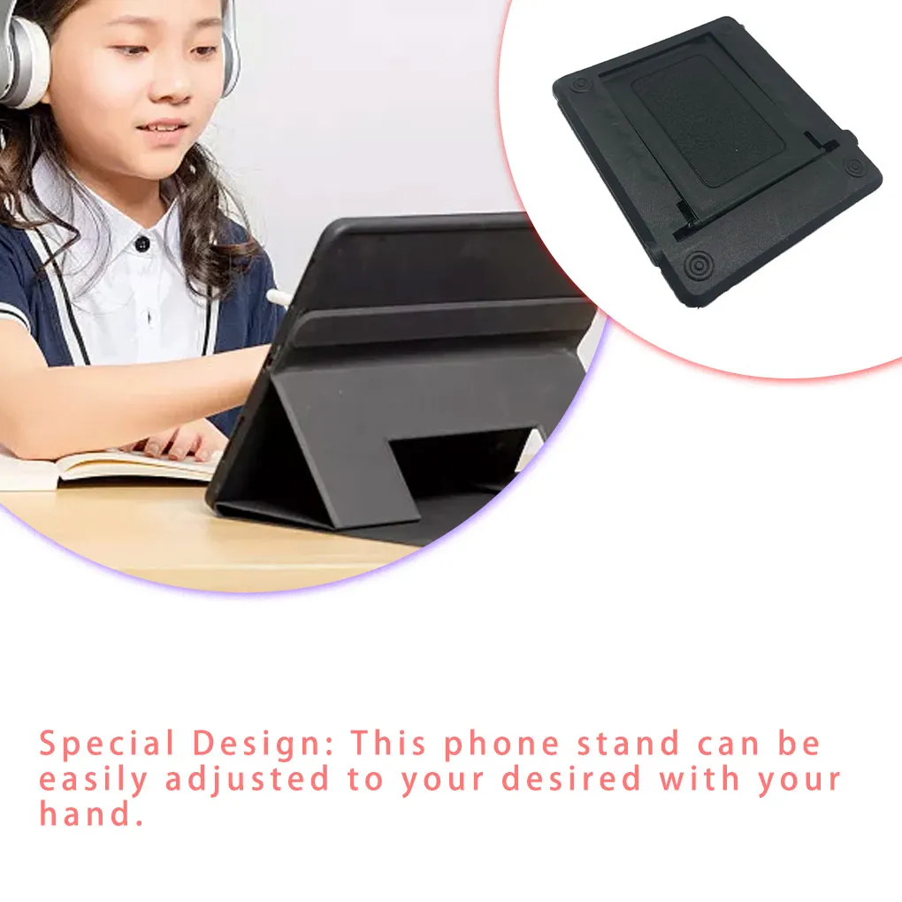 Phone Storage Rack Tablet Desk Stand Multi-angle Adjustable Stable Wear-resistant Plastic Bracket Dormitory Company