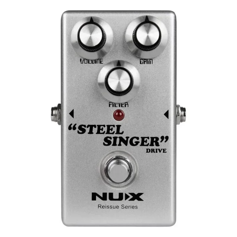 NUX Steel Singer Drive Guitar Drive Pedal, Overdrive Pedal, Electric Guitar Effects, Boutique Amp Tones