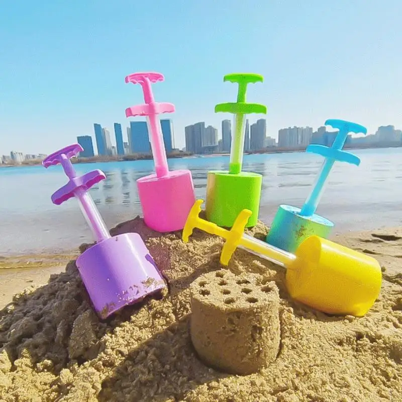 Kids Water Play Beach Toys Sandbox Mold Set Shovel Castle Building Wall Honeycomb Briquette Mold Summer Outdoor Sand Play Game