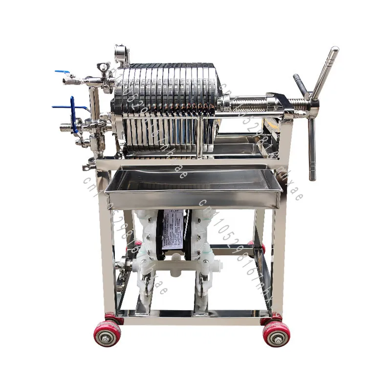 

Laboratory 304 Stainless Steel Plate and Frame Filter Press Small Filter Press Laboratory Microporous Filter