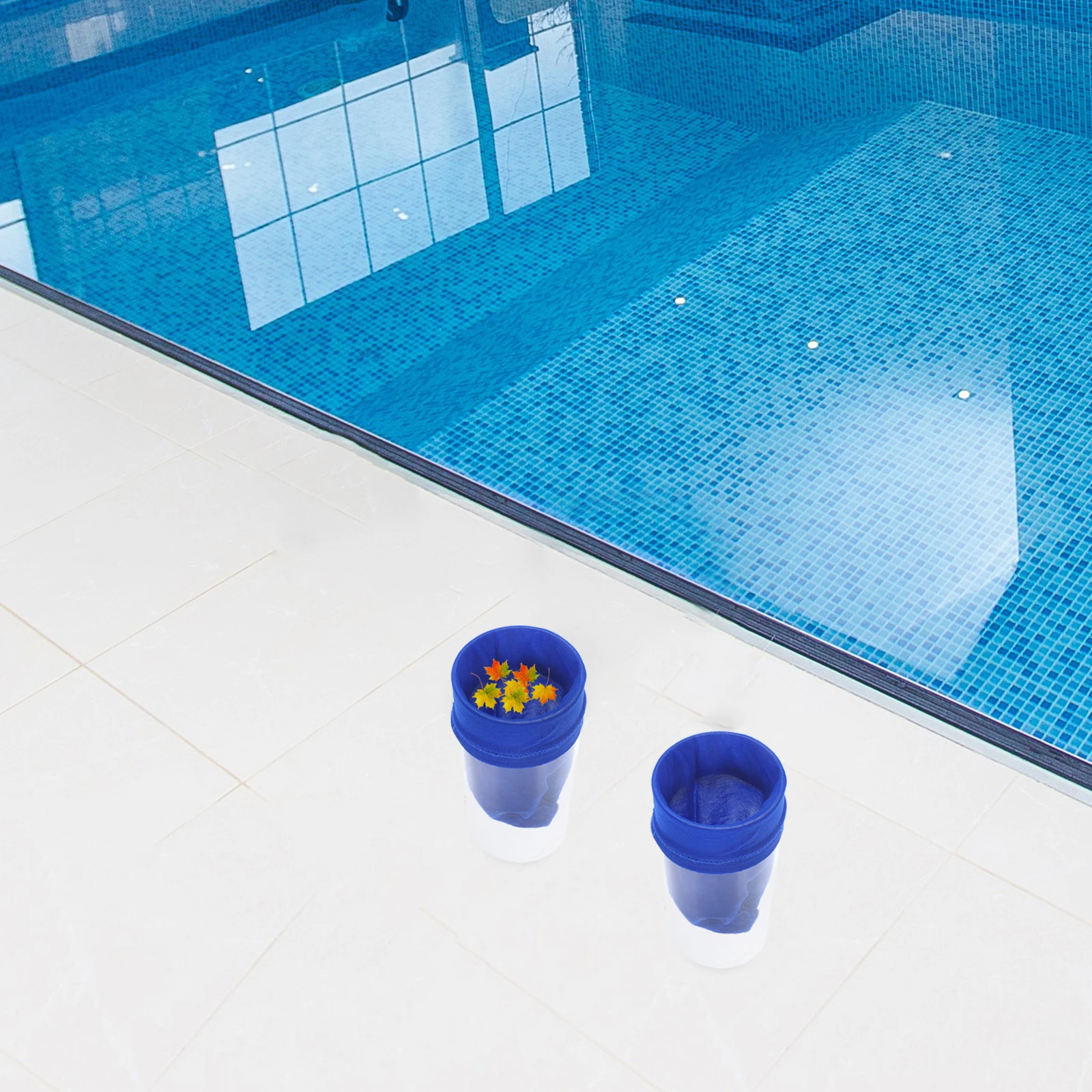 

Swimming Pool Filter Socks Skimmer Debris Catcher Net Fine Mesh for Basket Savers