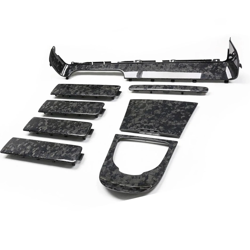 DRY FORGED Carbon Fiber Interior Kit /8 Pieces Forged Grain For The New Mercedes Grand G W464