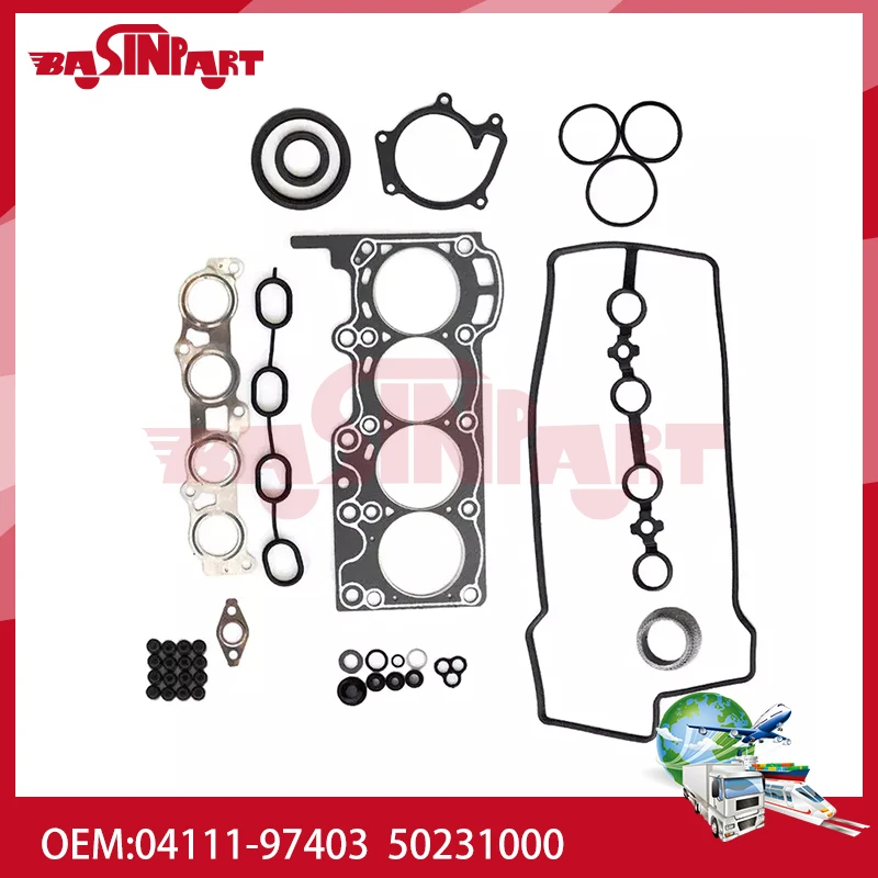 Engine Seal Gasket Set For Daihatsu TERIOS K3-VE K3 K3-VE2 04111-97403  50231000