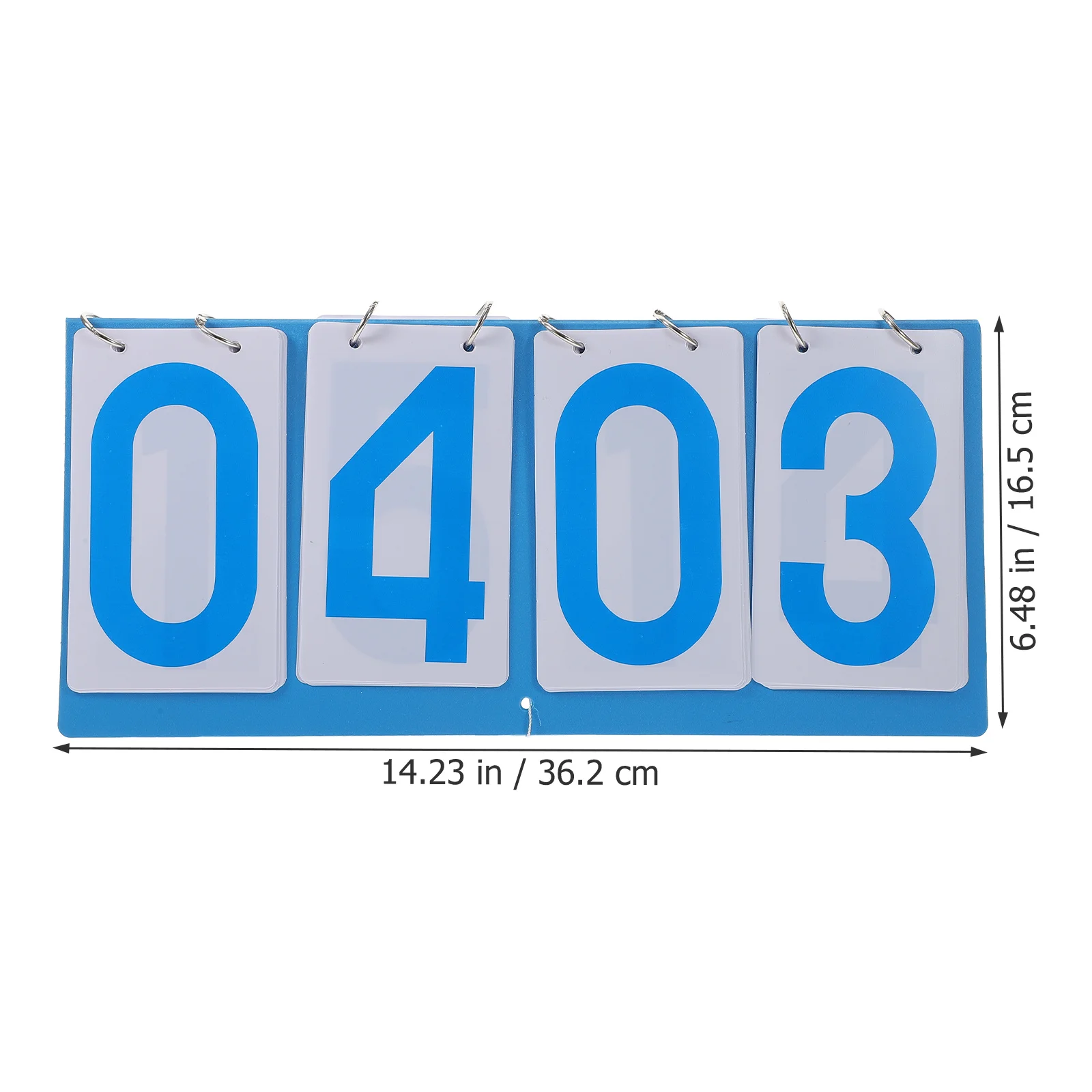 

Four-Digit Score Flipper Portable Reusable Scoreboard For Sports Basketball Competition Score Keeper Scoring Plate Sports