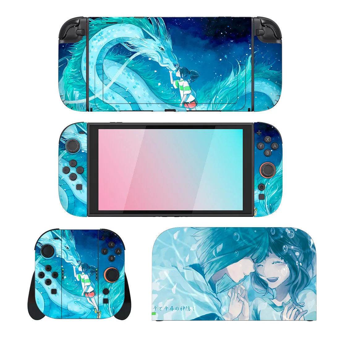 Anime Chihiro Protector Sticker Skin for Nintendo Switch 2 Console Joy-con Controller NS2 Switch Lite Oled Vinyl