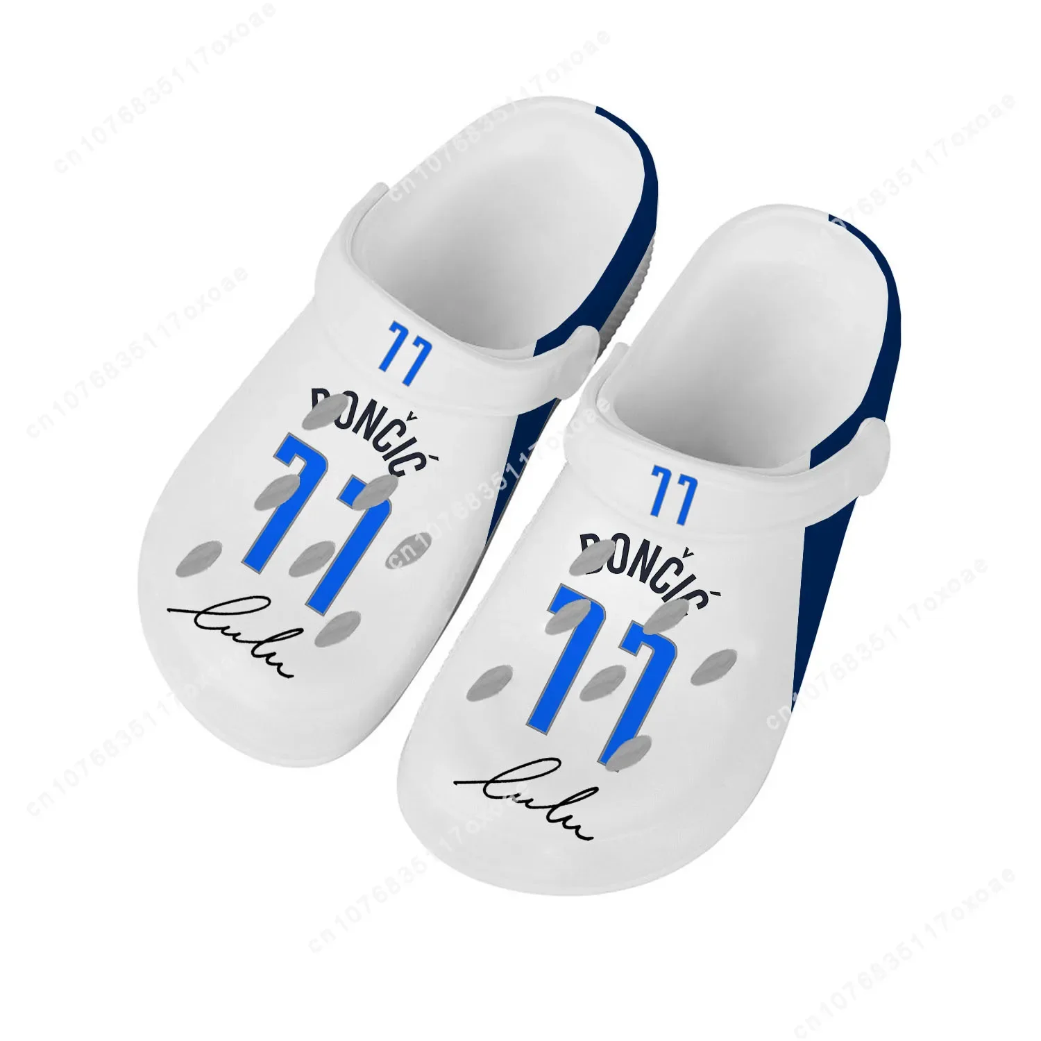 

Dallas basketball Home Clog Mens Women Youth Boy Girl Sandals Luka Doncic NO 77 Shoes Garden Custom Shoe Beach Hole Slippers