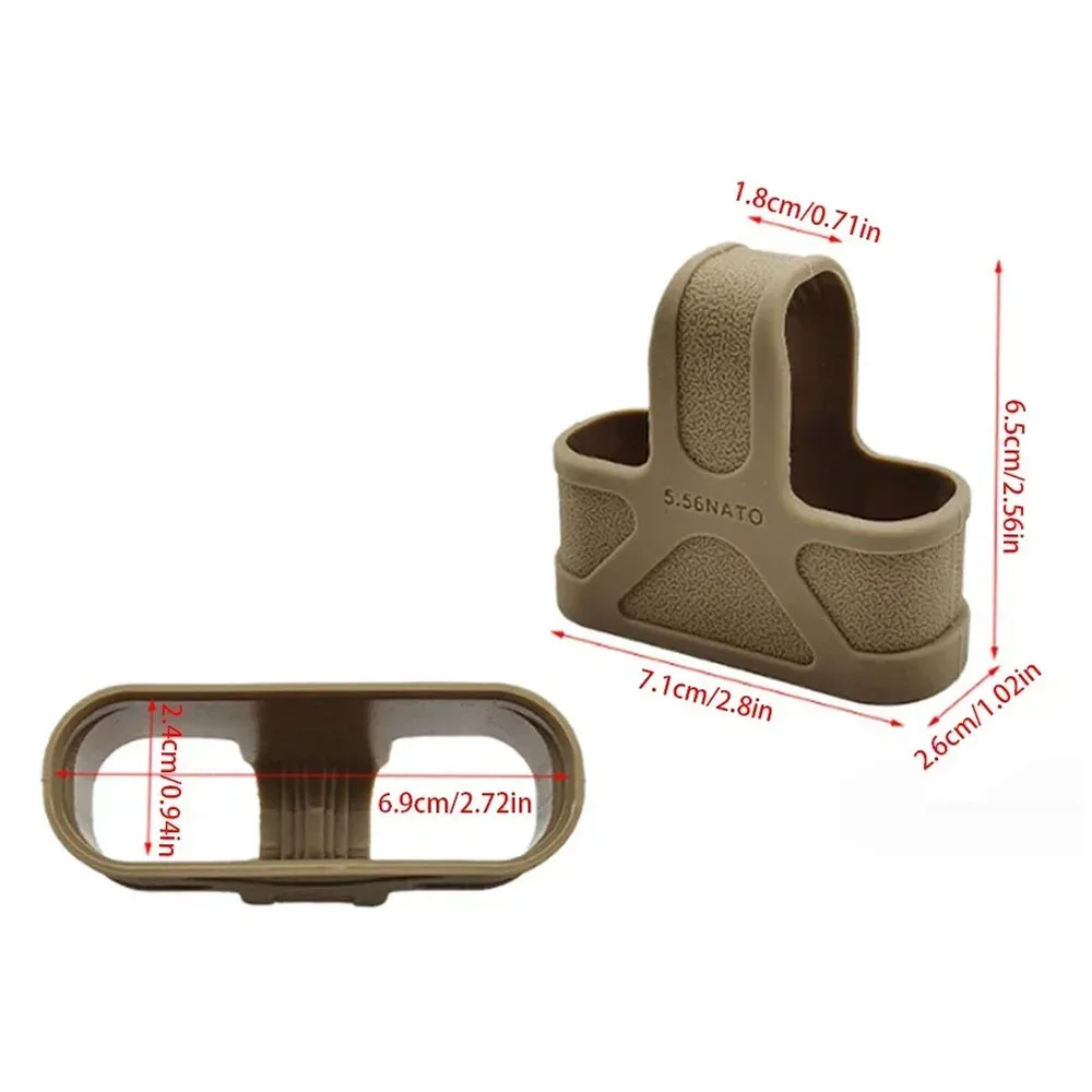 Gummi Holster 5,56mm Quick Pull Gummi Hülse Taktische Sport Gummi Holster Airsoft Spiel Ausrüstung Jagd Schießen Training – Detail 2