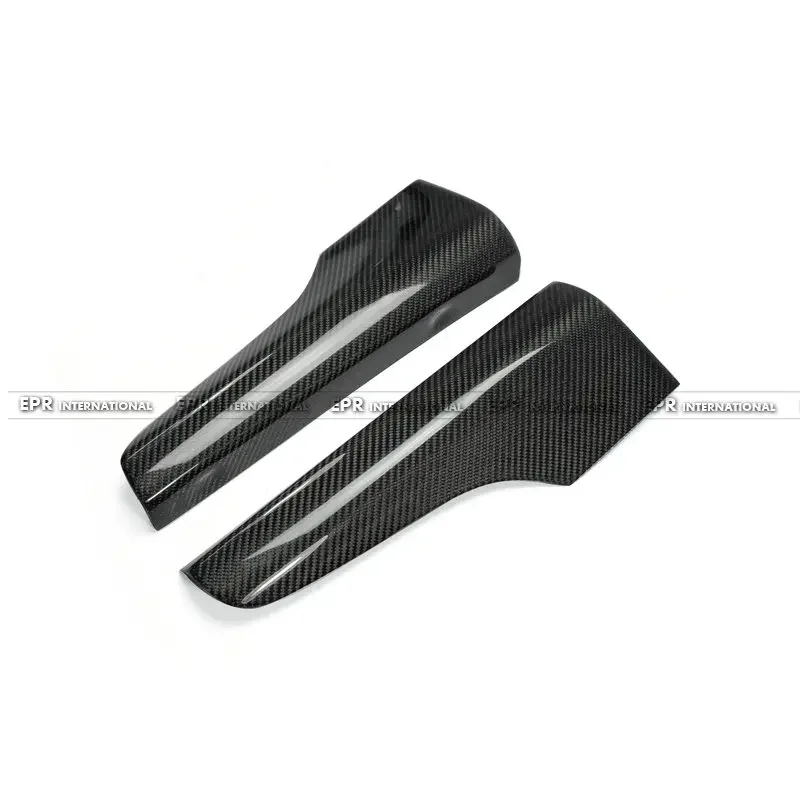 Carbon Fiber Side Skirt Addon Spat Glossy Fibre Exterior Door Kit Racing For Mitsubishi Evolution EVO 7 8 9 Car Styling