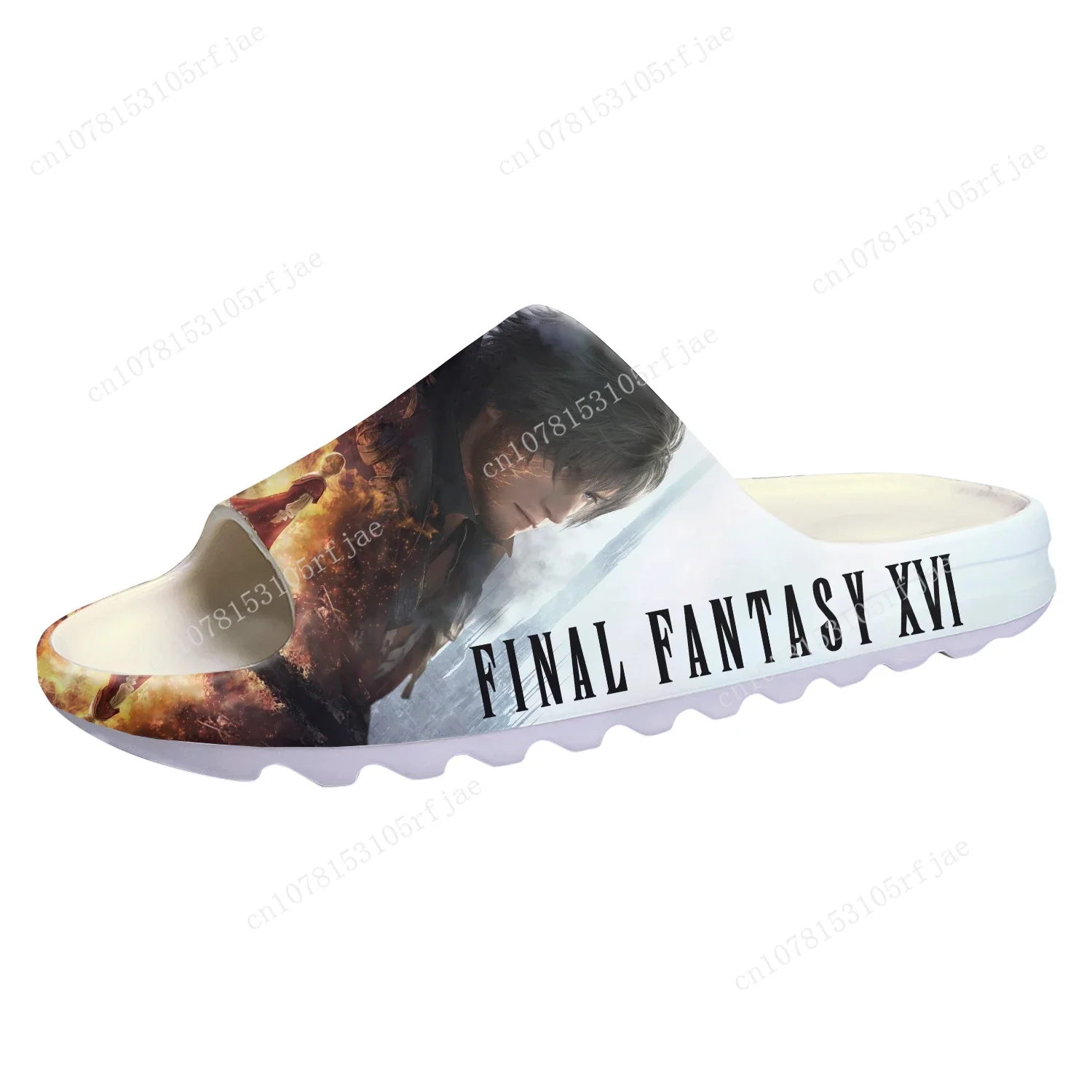 

2023 Final Fantasy 16 Soft Sole Sllipers Cartoon Game Mens Womens Teenager Fashion Home Clogs Custom Water Shoes on Shit Sandals