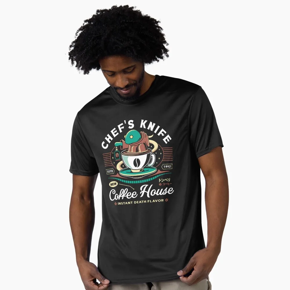 

Final Fantasy Chefs Knife Coffee Crest Gift t shirt 90s Video game graphic tee Y2K Clothes Large size Tops S-6XL