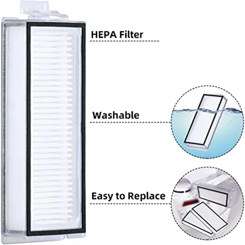 مجموعة ملحقات فلتر الكناس لقطع غيار المكنسة الكهربائية / + / Max/ Max+ T8 - Hot