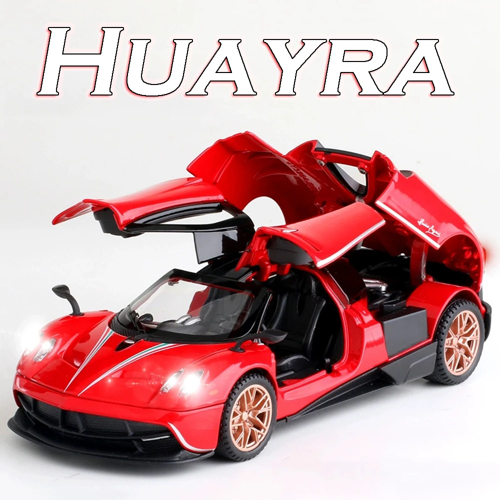 لعبة 1:32 باجاني هوايرا دينستيا BC نموذج السيارات الخارقة سبيكة دييكاست سيارات رياضية صغيرة أبواب ضوء الصوت مفتوحة التراجع هدايا الاطفال