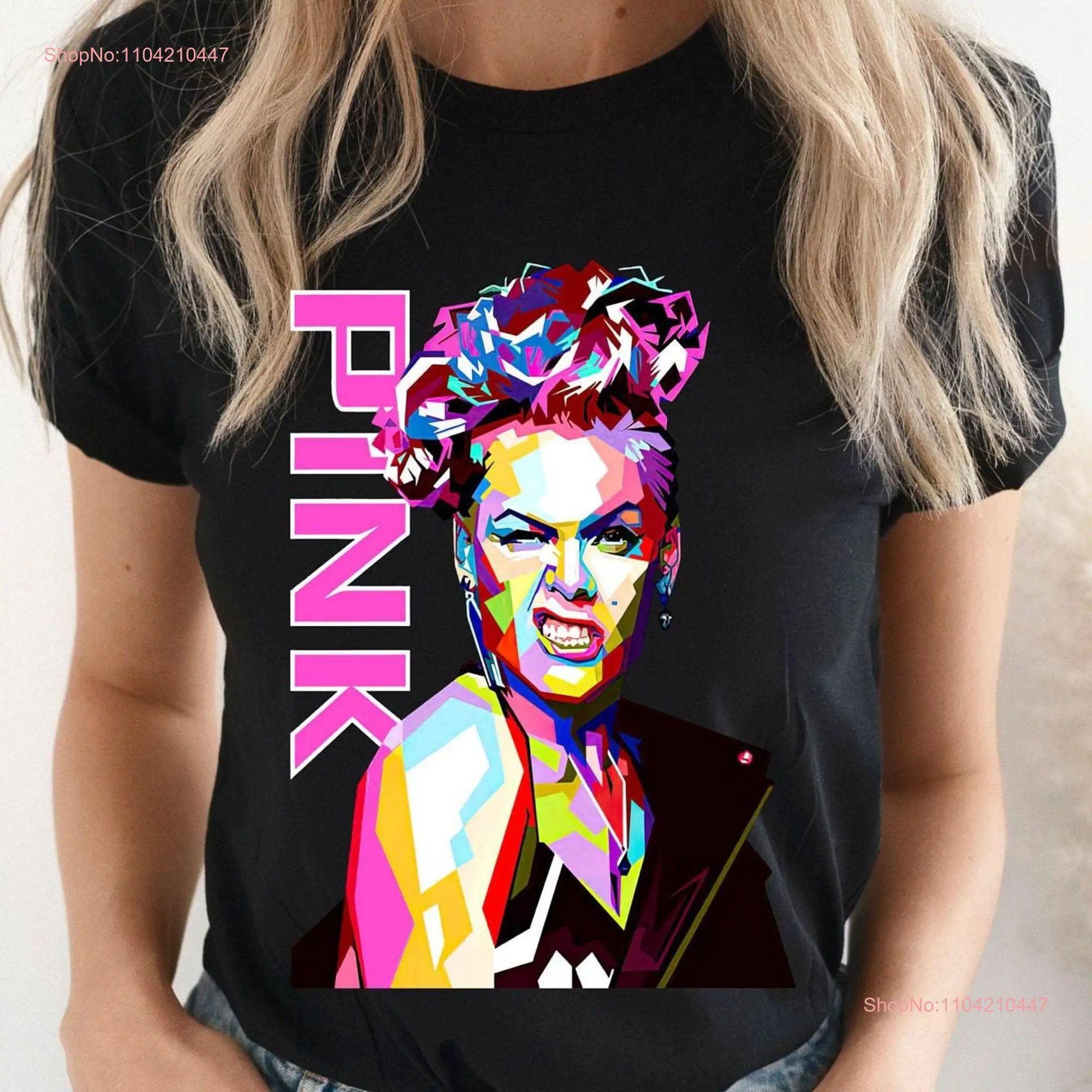 P nk Pink Singer Summer Carnival 2024 Tour T Shirt Fan Lovers Music Trustfall Album Concert long or short sleeves