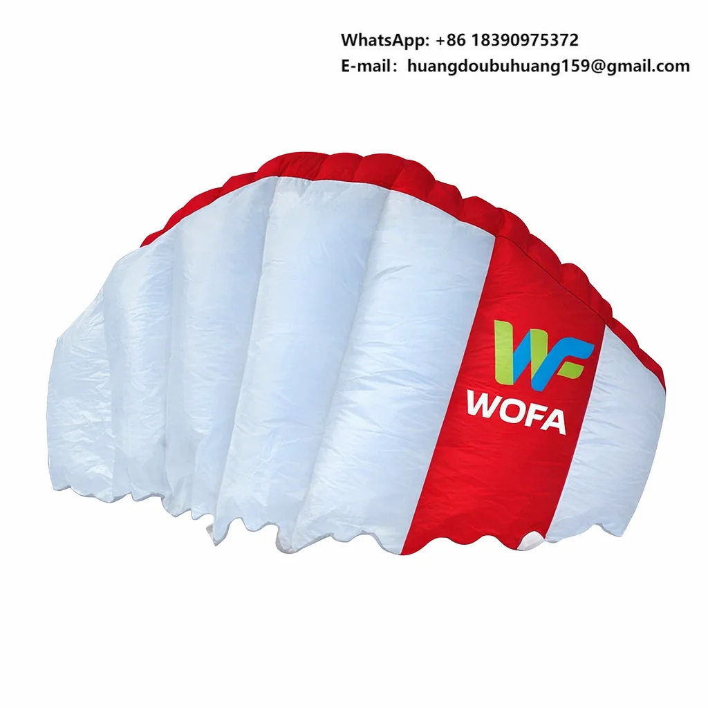 

GY 4.5m Pull Line Surfing Kite Water-Specific Wind-Resistant Wear-Resistant Beginner Advanced Universal Nylon White/Red