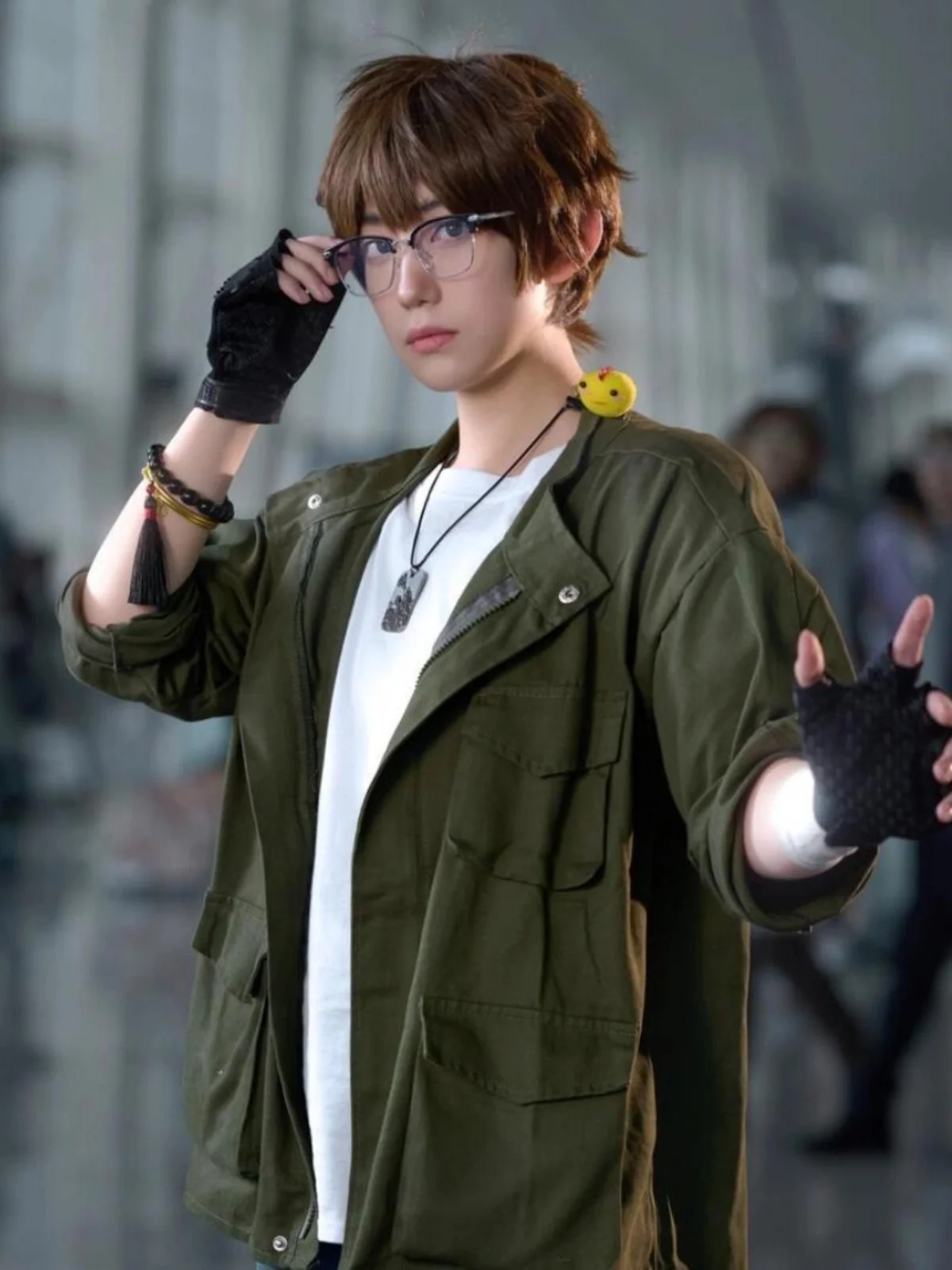 

Loose Men's Cosplay Jaet Coat American Retro Workwear kets Casual Spring Autumn Zipper Closure Long Sve Color