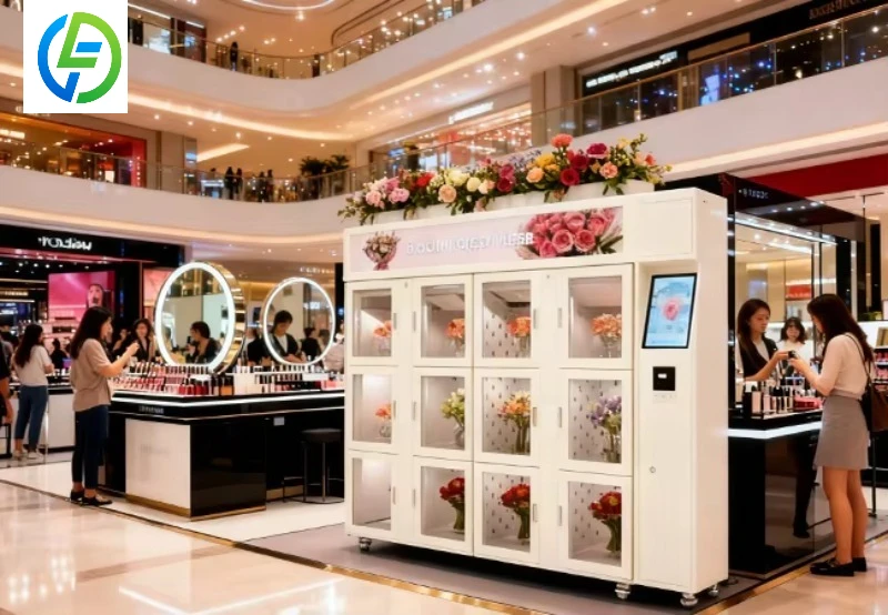Customized FL Cashless Fresh Flower Vending Machine Humidifier for Long-Lasting Freshness