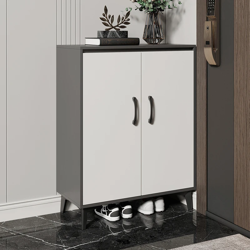 Lemari Cermin Lemari Sepatu Pajangan Rak Pertunjukan Makan Rak Sepatu Kayu Hemat Ruang Kamar Mandi Sapateira Perabotan Rumah