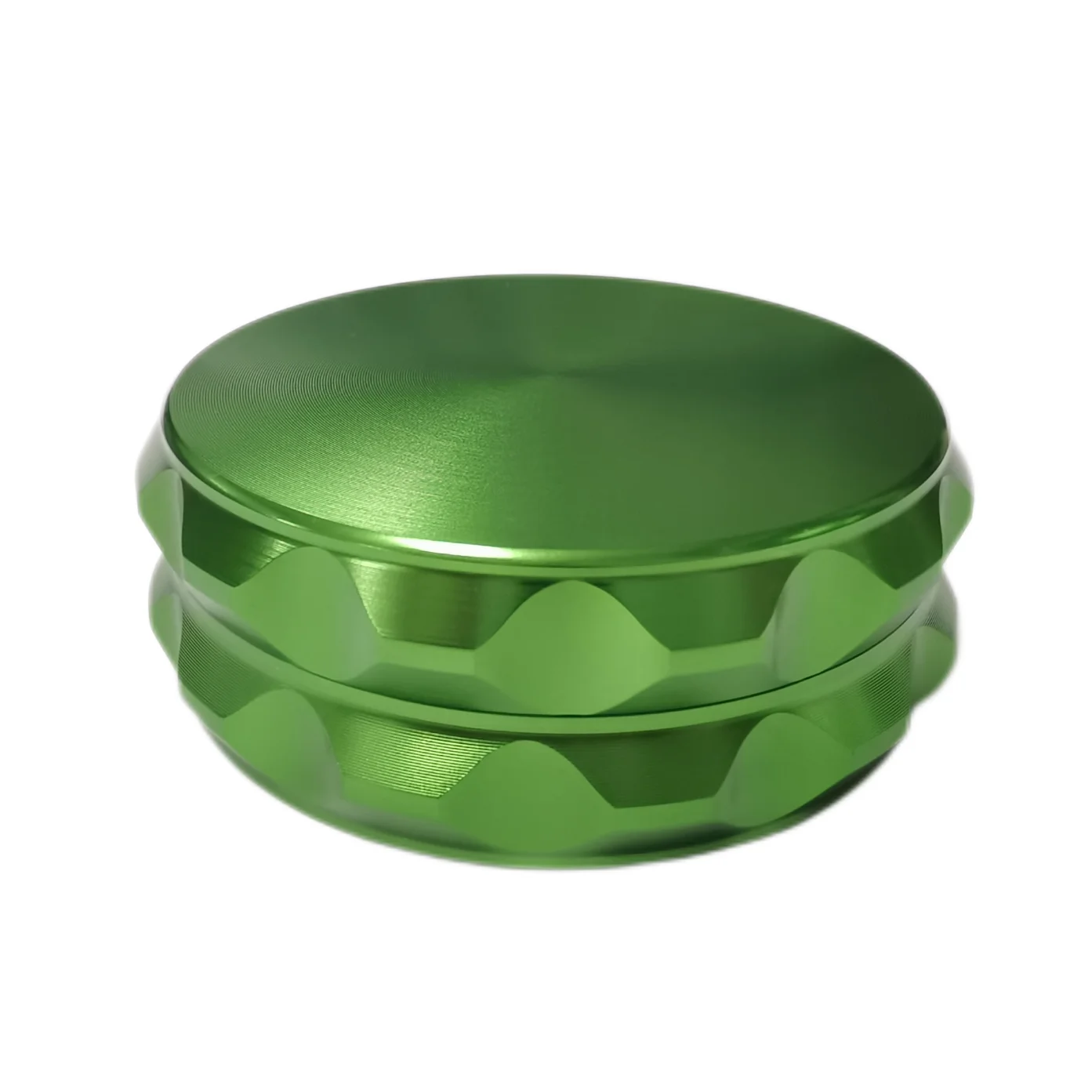 2 Parts Portable Aluminium Herb Grinder spice grinder